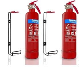 DRY POWDER FIRE EXTINGUISHER 1 KG (2 PACK) FOR HOME,KITCHEN,CAR,BOAT