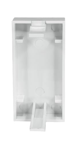 Image of MX Blank Dummy Cover 1 Module | 22.5 x 45mm Modular Socket Plate | Premium ABS Wall Plate for Covering Unused Switch Slots | Home & Office Use | White - Pack of 2