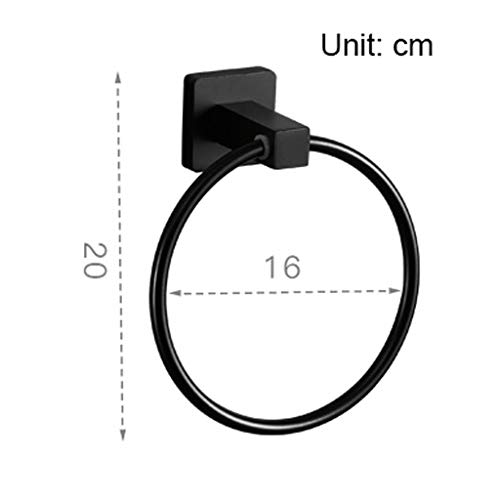 Anillo de toalla de baño para evitar humedad toallero redondo de pared 3
