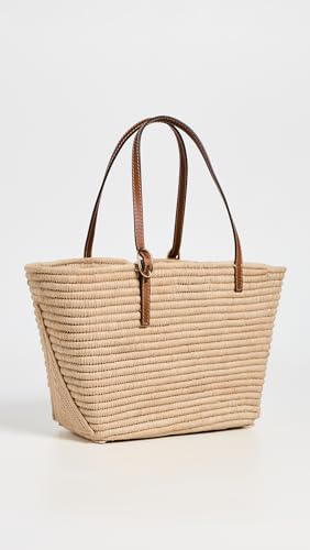 Bolso Tote Pequeño Estructurado Straw de Mujer miniatura 3