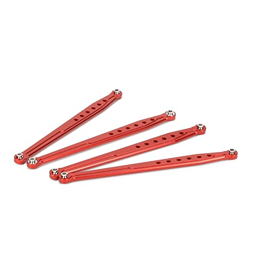 RCAWD RC Auto Chassis Link Rod,Aluminium Chassis Link Rod für 1/10 Everest Gen7 Pro und 1/10 Everest Gen7 Sport Upgrades Teile (rot)