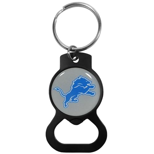 Siskiyou Sports NFL Detroit Lions Bottle Opener Key Chain Black One Size