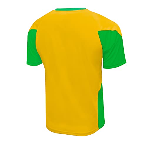 Rhinoxgroup BRAZIL JERSEY-01-XL Soccer Game Training Poly Shirt Jersey Soccer Jersey thumb #2