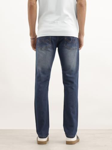 Image of WROGN Men's Cotton Stretch Jeans | Solid | Slim Fit
