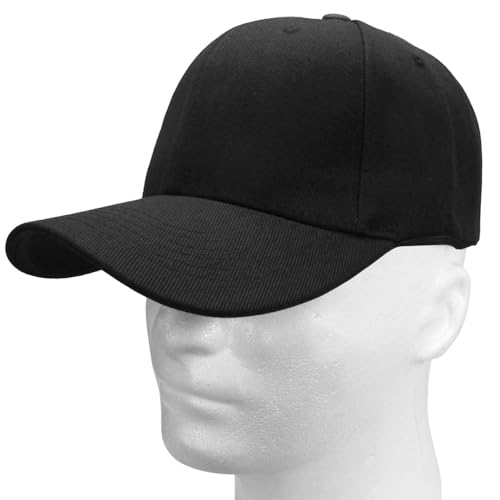 Image of Falari Wholesale Bulk Lot 12-Pack Baseball Cap Adjustable Size Plain Blank Solid Color