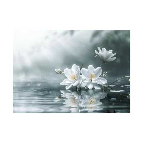 Affiche art floral GFDJKHT impression déco 70x100cm