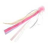 Cintas para bicicleta: ideales para la mayoría de manillares de bicicletas, triciclos y patinetes. las borlas brillantes ondearán al viento mientras pedaleas, haciendo que montar en bici o patinete sea súper divertido. cintas para bicicleta para niñas