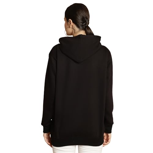 Image of Mack Jonney Printed Hooded Cotton Fleece Sweatshirt for Women (Pack of 2)-MACK50840