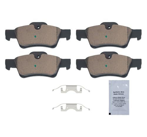 Image of HUSCH D1122 Rear Ceramic Brake Pads Kit Fit For Mercedes-Benz G55 AMG 2011, For G63 AMG 2013-2018, For G65 AMG 2016-2018, For GL320 2007-2009, For GL350 2010-2012, For GL450 2007-2012