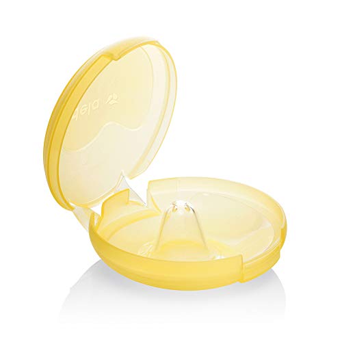 Medela-Contact-Nipple-Shields-BPA-free-made-from-Ultra-thin-soft-Silicone-includes-2-Shields-and-Case-20mm-medium