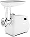 TYSJL Grinder elettrico per la carne elettrica Grinder Carne elettrica Grinder Full-Automatic Impilamento Macchina per la carne Macchina per Hamburger Polpette (Colore: Bianco, Dimensioni: Taglia unic