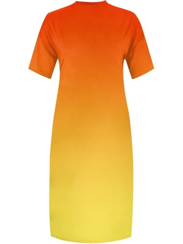 Image of PinkPatty Women's Plus Size Short Sleeve Maxi Dress Casual Loose V Neck Long Dress with Pockets