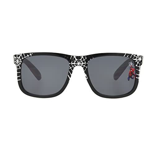 Marvel Boys Spider-Man Kids 2 Wayshape Sunglasses, Black, 49