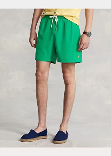 Polo Ralph Lauren 5.75-Inch Traveler Classic Swim Trunk in Cruise Green - Mens Size Small - Polo Bathing Suit with Embroidered Pony2
