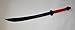 Krabi Krabong Practice Trainer Swords Muay Thai Training Sword RED Polypropelene Manually Operated Sporting Goods Replica