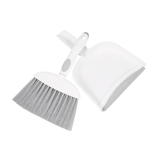 CHILDWEET 1 Set Mini Broom Dustpan Furniture Sweeping Duster Small Camping Broom Keyboard Broom Car Vent Cleaner Tabletop Cleaning Broom Small Duster and Pan Car Detailing Brush Car Broom Pp