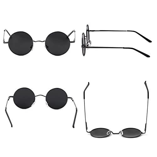 Image of Vintage Small Round Polarized Hippie Sunglasses for Men Women Circle Sun Glasses NP1002