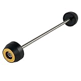 Für T&riumph Daytona 675 675R 2013-2017 Street Triple R RX 2015-2016 Vorderachs-Slider-Rad-Crash-Schutz Auspuff Sturzpads (Farbe : Gold)
