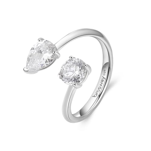 Brosway Anello Donna In Acciaio, Anello Donna Collezione Affinity - BFF192A