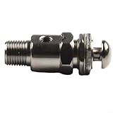 Honseadek Pneumatisches Drucktastenventil, 2 Anschlüsse, 3 Positionen, Schalter TAC-3P M5x0,8 Gewinde, Miniatur-Luftsteuerventil für industrielle pneumatische Systeme