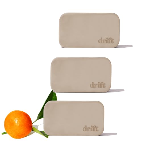 Image of Drift Car Air Freshener - The Original Stone Air Freshener - Car Odor Eliminator - Long Lasting Scent - Metal Clip - Essential Oils - Clean Ingredients - Grove Scent 3 Pack Refill - NO CLIP INCLUDED
