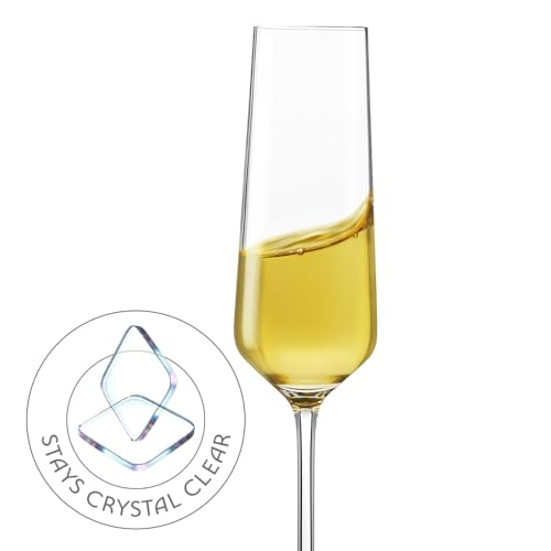 Image of Borosil 190ml x 2pc Royale Champagne Glass Set | Wine Glasses for Red & White Wine, Cocktails & Mocktails | Elegant Glassware for Home, Parties & Gifting