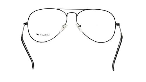 Image of Fastrack Black Pilot Rimmed Eyeglasses from (FT1081UFM5)