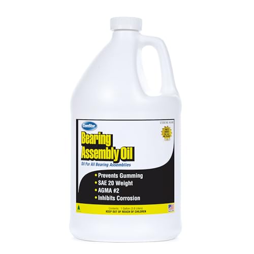 Image of Bearing Assembly Lube Oil 1 gal, SAE 20 Weight, AGMA #2 | Prevents Against Rust & Ware, Prevents Gumming, Long-Lasting Lubrication, Withstands Extreme Pressure, Made in USA