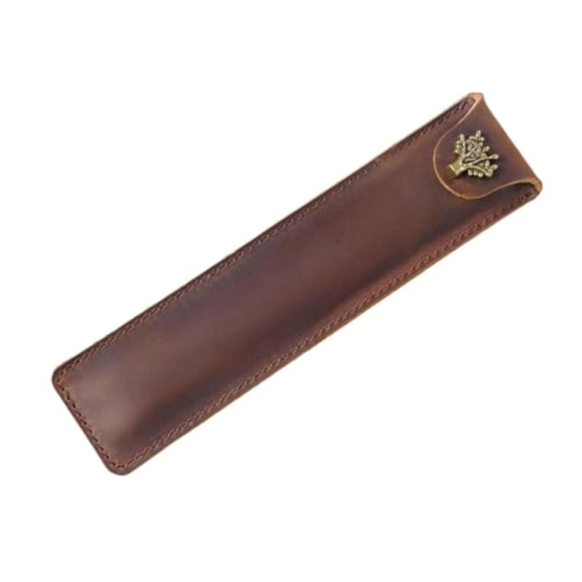 Waterproof Brown Pen Protective Sleeve Organizer Pouch