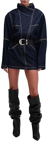 Ronny Kobo Women's Maddix Denim Mini Dress