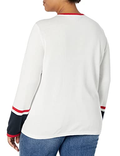 Image of Tommy Hilfiger Women's Ivy Cotton Long-Sleeve Sweater