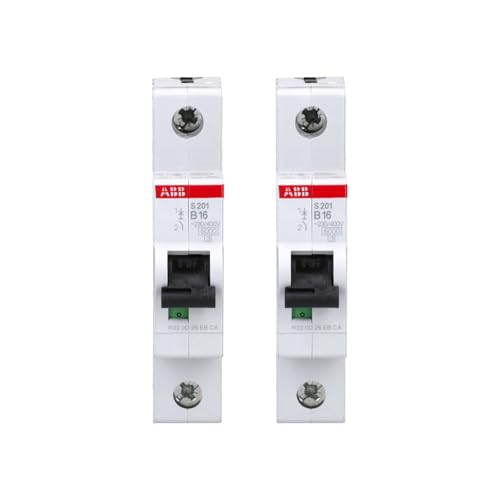 ABB 2 Stück S 201-B 16 Sicherungsautomat S200-1P 16 A-B 2CDS251001R1165