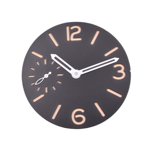 ETA6497 Seagull ST3600���[�u�����g�p 37mm �ŋۍς� �u���b�N �u���[ �O���[�� �z���C�g ��������Րj 1��(G)