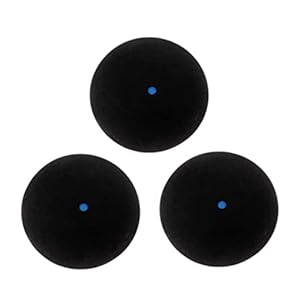 Jorzer Squash Ball Fast Speed ​​Sports Gummi Gummi High Elastic Competition Training Elastic Squash für Anfängerwettbewerbstraining Spieler Wettbewerb Squash 37mm