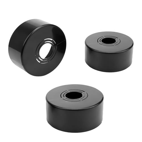 3 Pièces Rosace Robinet, AMONENZ Cache Tuyau Radiateur, 3 Tailles Réglables Bride Fendue Murale, Diamètre 20/25/33 mm, pour Accessoires de Douche à Effet Pluie, Décoration de Robinetterie