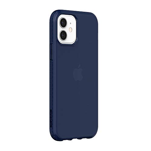 Coque iPhone 12 Pro antichoc Griffin Survivor transparente bleu évite les bris de vitre