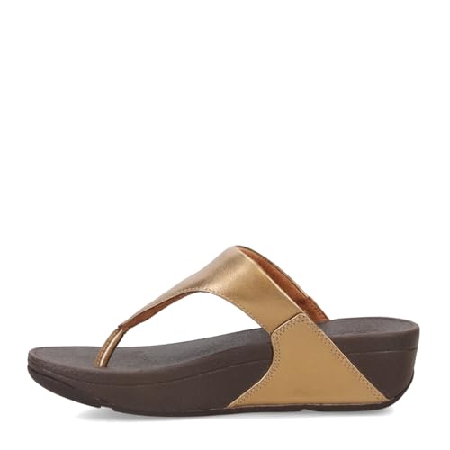 Image of FitFlop Womens Lulu Leather Toe Post Sandals
