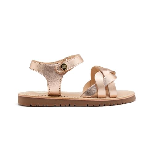 GIOSEPPO Girl's Modern Flat Sandal, Rose Gold, 8 us2