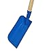 Produktbild Kinder Gartengeräte Kindergartengeräte 1 von 8, Kinder Garten Werkzeuge Geräte Schaufel, Besen, Rechen, Laubbesen, Harke, Grubber, Doppelhacke, Spaten, Metall mit Holzstiel (Schaufel blau)