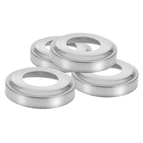 DOITOOL 4pcs Stainless Steel Pool Ladder Handrail Covers Secure Fit for Inground Pool Steps Guardrail