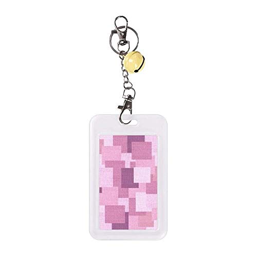 Funda protectora de tela de lino con diseño de mosaico morado resistente