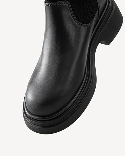 Women's Punk Round Toe High Boots4