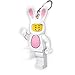 LEGO Iconic Bunny Suit Guy Keychain Light - 3 Inch Tall Figure (KE73H)