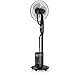 Brandson - Standventilator mit Wasserkühlung – 3 Geschwindigkeiten – Sieger Ventilatoren und Luftkühler 2026-3 Nebel Leistungsstufen – 4 Modi – Oszillation – Display mit Dimmung – mit Fernbedienung