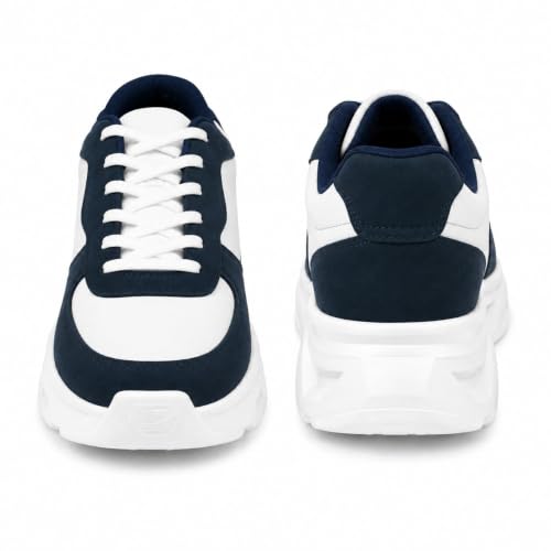 Image of Centrino Sneakers for Men | Lightweight Casual Shoes for Men Stylish | Breathable Mesh Walking Shoes | Cushioned Insole Comfortable Shoe for Man | Durable Sole Footwear|Trendy Lace-Up Shoes for College, Parties & Daily Use (9625)