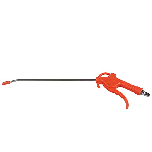 SHININGEYES 12 Inch Angle Tip Air Blow Gun, Orange Handle Air Blow Dust