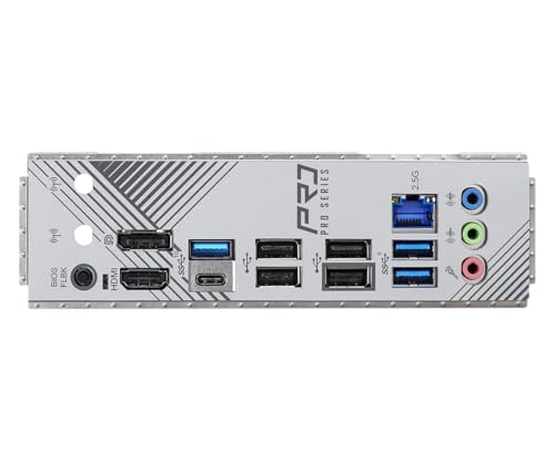 Image of Asrock B650M Pro RS AMD Socket AM5 Ryzen 7000 /8000 /9000 Series DDR5 7200+ (OC) MHz 256GB M.2 Key E for WiFi SATA3 6.0 Gb /s Micro ATX Motherboard 2.5G LAN BIOS Flashback