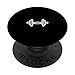 Dumbell Retro Weight Exercise Workout Fitness Gym Buddy Gift PopSockets Supporto e Impugnatura per Smartphone e Tablet