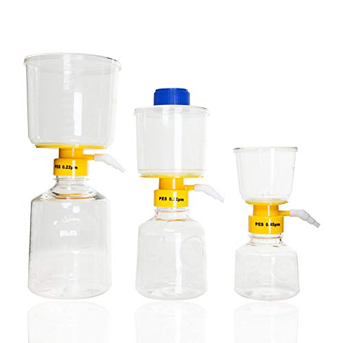 500ml Vacuum Filtration System, 0.22um PES Membrane, Sterile, Full