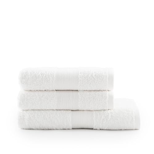 Jalla, Juego De Toallas De Baño, 1 1, 100 Algodón, 430 G M , 50 X 100 Cm, Blanco Jalla, Juego De Toallas De Baño, 1 1, 100 Algodón, 430 G M , 50 X 100 Cm, Blanco
